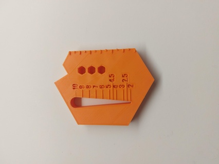 tool identify screw diy home maker screwdriver latte rule gadget tip bolt 3d print model - Mito3D