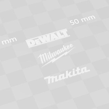 110 ferramenta de logotipos escala caixas ferramentas vários mikata dewalt milwaukee garagem controle remoto rc 3d print model - Mito3D