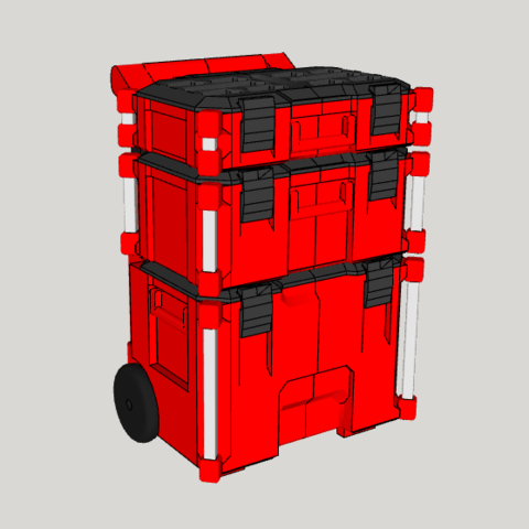 110 strumento packout vari dewaly milwaukee garage controllo remoto scala rc 3D print model - Mito3D