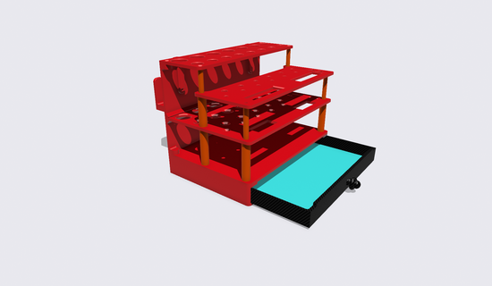 tool stand 3d print model - Mito3D