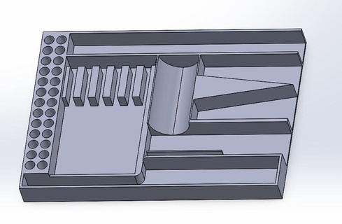 herramienta almacenamiento herramientas boxeo caja pasta 3d print model - Mito3D