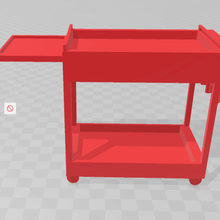 ferramenta de carrinho rodas roleta as ferramentas diorama miniatura workshop garagem 3d print model - Mito3D