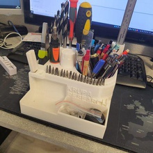 casella degli strumenti strumento box la maniglia organizzare krupa 3d print model - Mito3D
