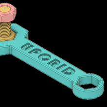 Ferramentas 20mm PIN parafuso chave inglesa ferramenta gadget upcrid 3d print model - Mito3D