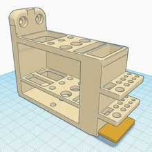 tools box 2040 extrusion mount blv mgn cube mod holder 3d_printer_accessories 3d print model - Mito3D
