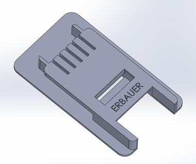 tools erbauer 20v adaptor 3d print model - Mito3D