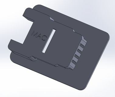 tools mac allistar 20v adaptor 3d print model - Mito3D