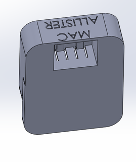 tools mac allistar 20v battery adaptor 3d print model - Mito3D