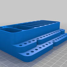Ferramentas organizador Chave fenda suporte dicas ferramenta faça 3d print model - Mito3D