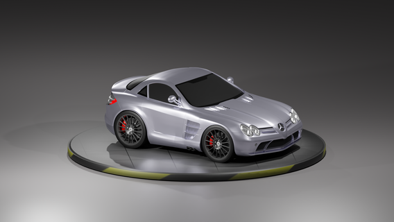 toon mercedes benz slr mclaren jogos Mercedesbenz slrmclaren carro desenho animado hotwheels grátis carmodelo imprimível 3d print model - Mito3D