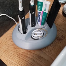 spazzolino da denti di accessori casa bagno archiviazione pettine titolare 3d print model - Mito3D