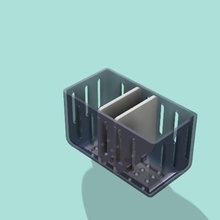 Zahnbürstenhalter Löffel holderfork Halter home 3d print model - Mito3D