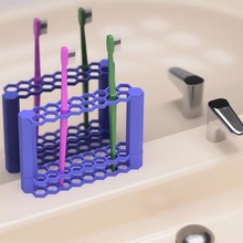 cepillo de dientes titular casa 3d print model - Mito3D