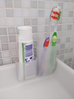 diş bakım Kulp destek fırçası tuvalet malzemeleri macunu 3d print model - Mito3D