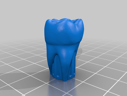 tooth tire cap threading 3d printing  3d print model - Mito3D