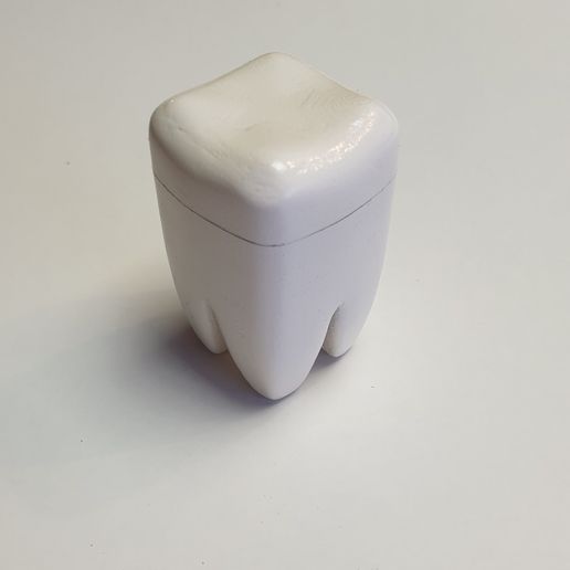 dentiera gadget attrezzo scatola poli 3D print model - Mito3D