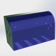 diş fırçası Kutu kapak ev banyo Kulp destek 3d print model - Mito3D