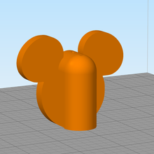 toothbrush cover mickey - gadget 3d print model - Mito3D