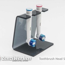 toothbrush head stand cnc laser home bathroom zenziwerken holder stepcraft mpcnc lasercut router 3d print model - Mito3D