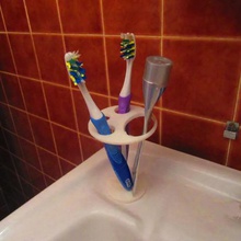 spazzolino da denti titolare casa camera bagno 3d print model - Mito3D