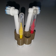 spazzolino da denti titolare casa di archiviazione auditorium vasca bagno 3d print model - Mito3D