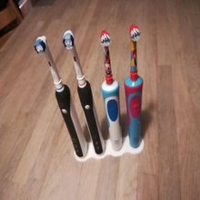 escova dente suporte oral b banheiro 3d print model - Mito3D