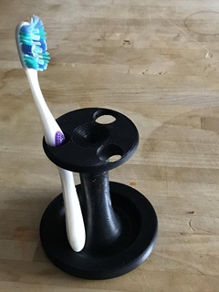 escova dente suporte casa banheiro 3d print model - Mito3D