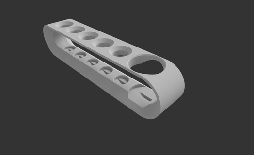escova dente suporte 3d print model - Mito3D