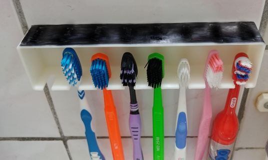 escova dente suporte dental escovas parede contém assentos utilizar convencional gostar elétrico 3d print model - Mito3D