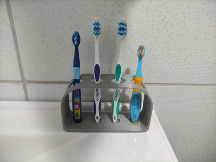 escova dente suporte casa escova dente suporte 3d print model - Mito3D