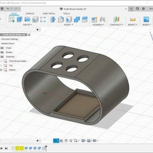 porte-brosse à dents la maison 3d print model - Mito3D