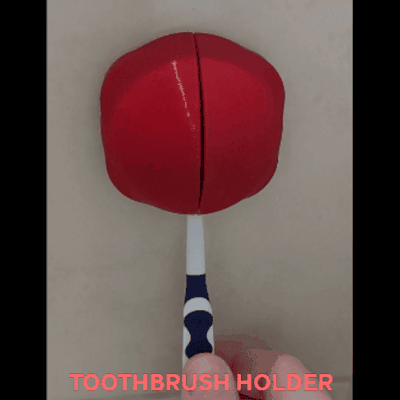 escova dente suporte casa 3d print model - Mito3D