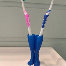 titular de cepillo dientes gadget 3d print model - Mito3D
