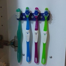 toothbrush holder quadro 3d print model - Mito3D