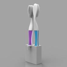 toothbrush holder soporte cepillo dientes 3d print model - Mito3D