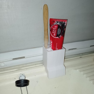 spazzolino titolare supporto tubo camper vari camper spazzolino dentifricio 3d print model - Mito3D