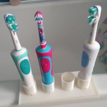 toothbrush stand home holder oral-b organizer 3d print model - Mito3D