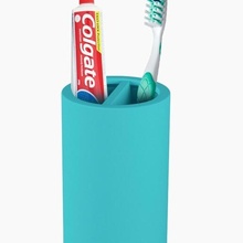 toothbrush toothpaste holder brush glass teeth pasta dental container 3d print model - Mito3D
