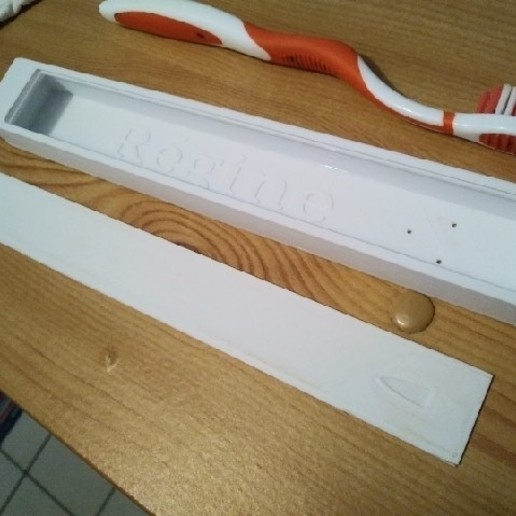 escova de dentes caixa viagem a moda os acessórios 3D print model - Mito3D