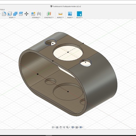 escovas de dentes pasta titular a casa 3D print model - Mito3D