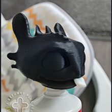 édenté dentifrice vomir salle bains accessoires dragon dragons presse 3d print model - Mito3D