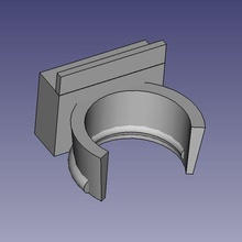 toothpaste holder tool freecad 3d print model - Mito3D