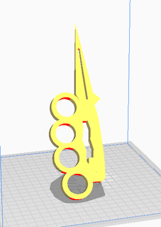 dentifricio spremiagrumi coltello ottone nocche pasta produzione 3d print model - Mito3D