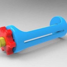 dentifricio spremiagrumi Tirare spingere bagno 3d print model - Mito3D