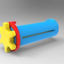 pasta dental exprimidor primavera baño 3d print model - Mito3D
