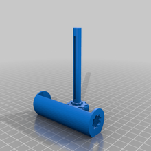 toothpaste tube roller - improved longer shaft bigger knob squeezer bathroom 3d print model - Mito3D