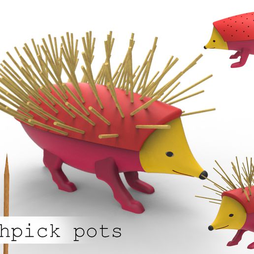 toothpick pots art iran toothpik 3D print model - Mito3D