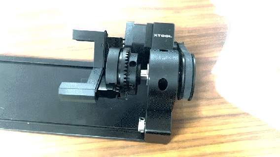 topo Centro indicador ra2 xtool laser favo mel rotativo 3d print model - Mito3D