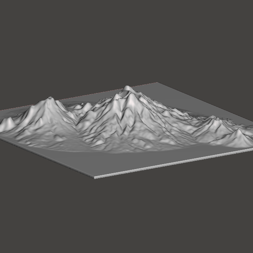 topographic map camiguin island 3D print model - Mito3D