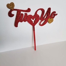 topper art valentine's day cake cupcake love 3d print model - Mito3D